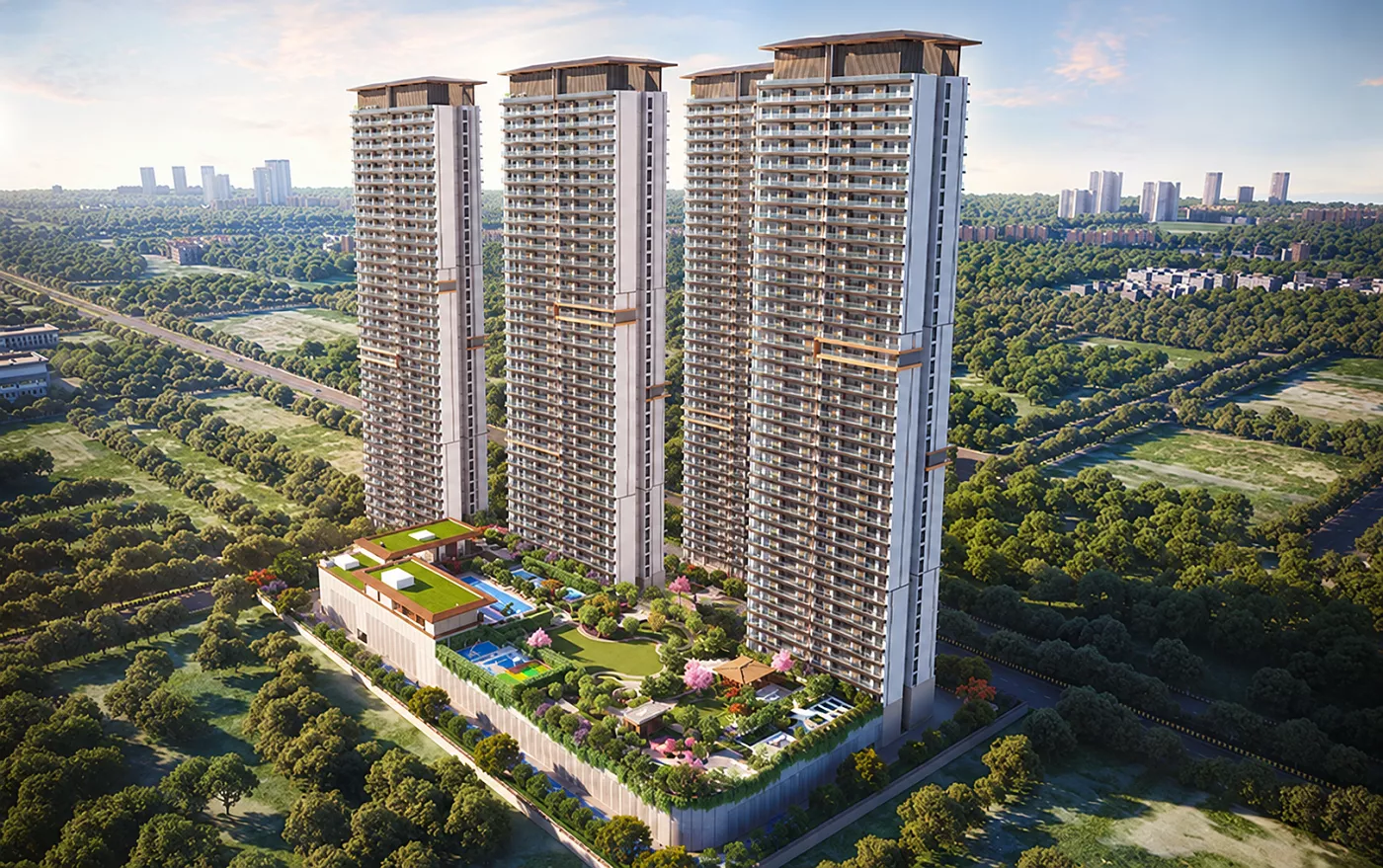 Experion Emerelle Reserve Tower Elevation Image